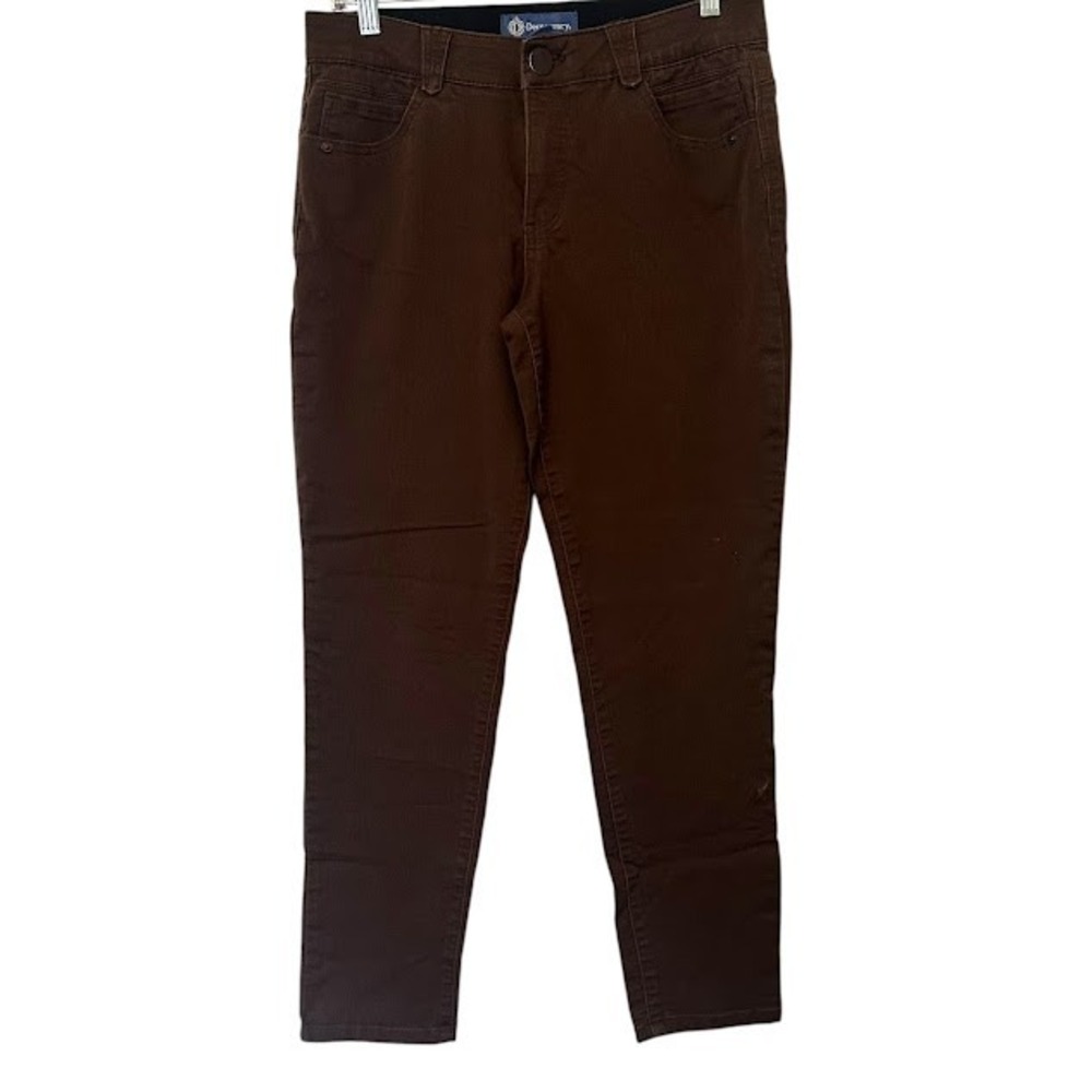 Democracy‎ Ab Technology "Ab"solution Brown Skinny Pants Womens 8